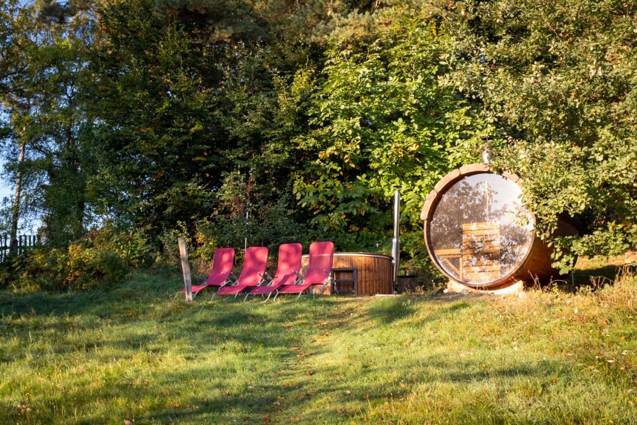 Enjoy Cozy Tree House Hills Forest Gardens Beautiful Views Sauna Hotbath Jablonné v Podještědí Exterior foto